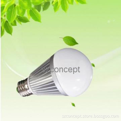 lED bulb, 7*1W LED bulb, constant current driver,2 years warranty
